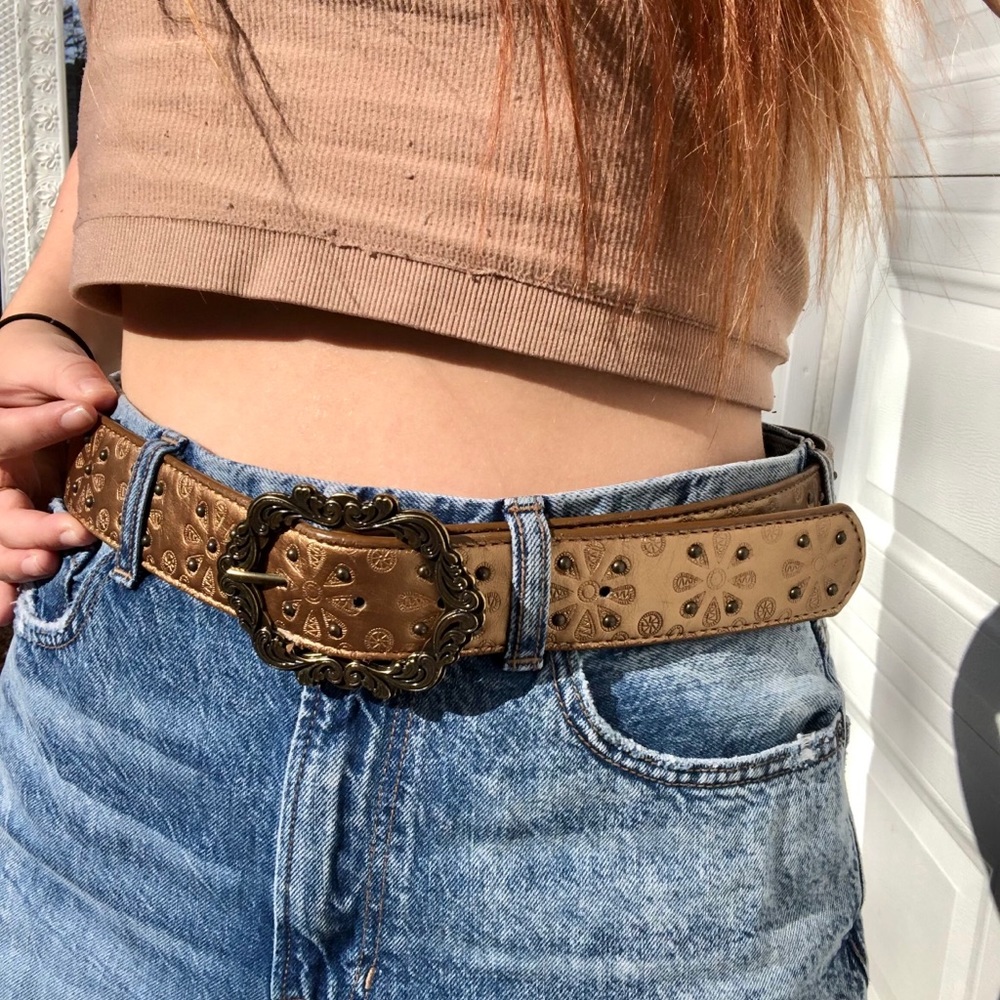 Gold Tan belt